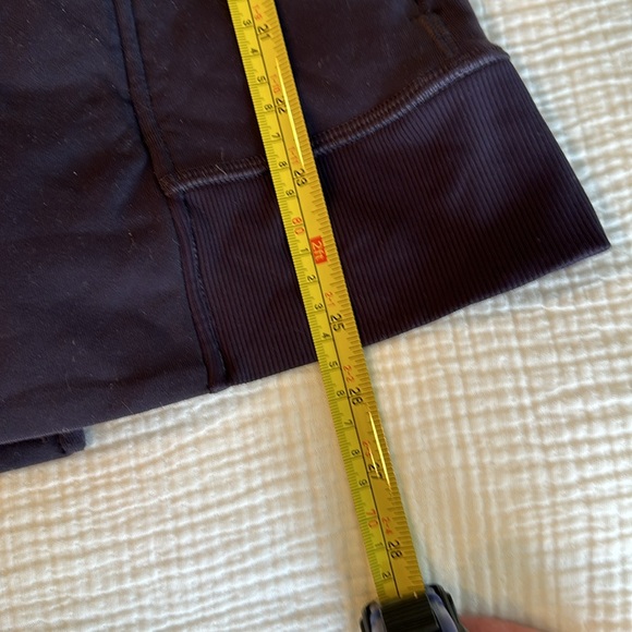 Lululemon Precision Jacket Navy Asymmetrical Zip Up Jacket Size 10 - Picture 10 of 11